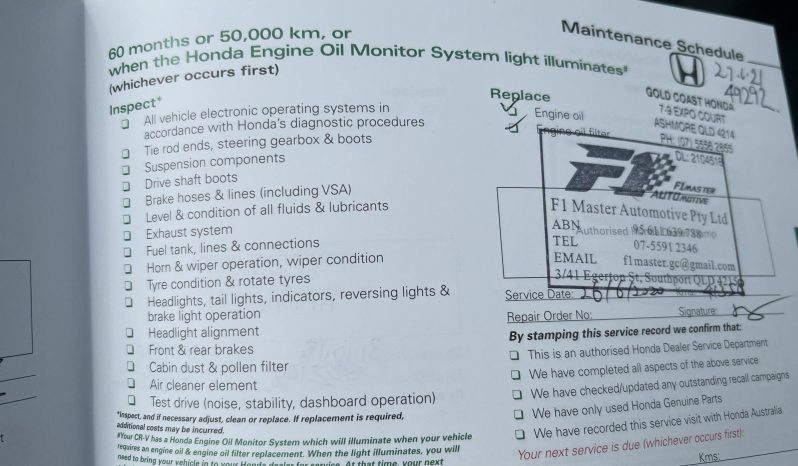 
								2017 HONDA CRV VTi-LX 4WD RW MY18 FEATURE PACKED FAMILY SUV full									