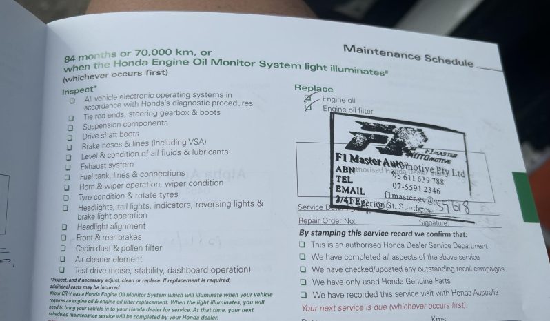 
								2017 HONDA CRV VTi-LX 4WD RW MY18 FEATURE PACKED FAMILY SUV full									