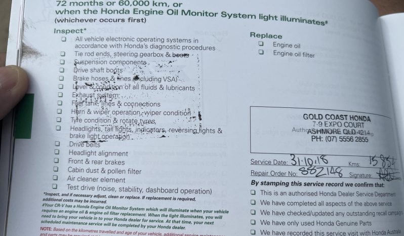 
								2017 HONDA CRV VTi-LX 4WD RW MY18 FEATURE PACKED FAMILY SUV full									
