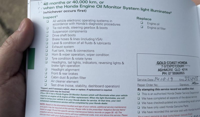 
								2017 HONDA CRV VTi-LX 4WD RW MY18 FEATURE PACKED FAMILY SUV full									