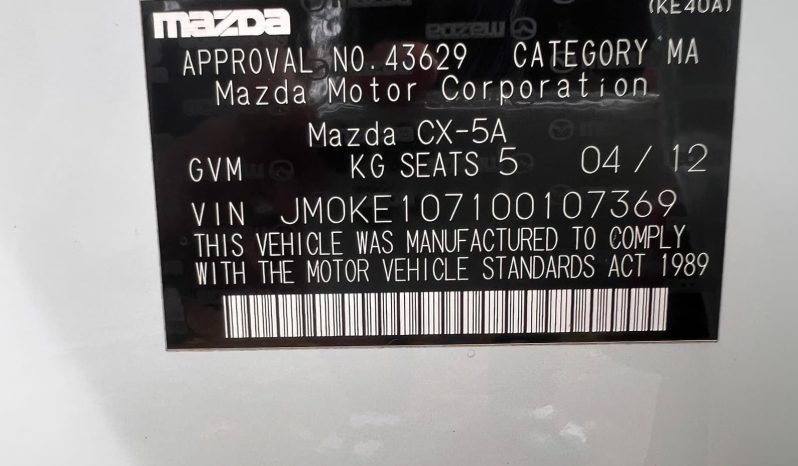 
								2012 Mazda CX-5 Grand Touring full									