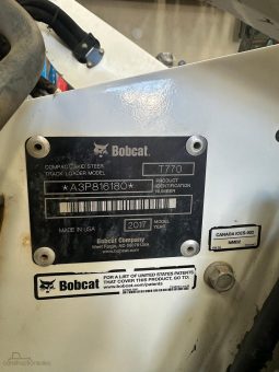 
										2017 Bobcat T770 full									