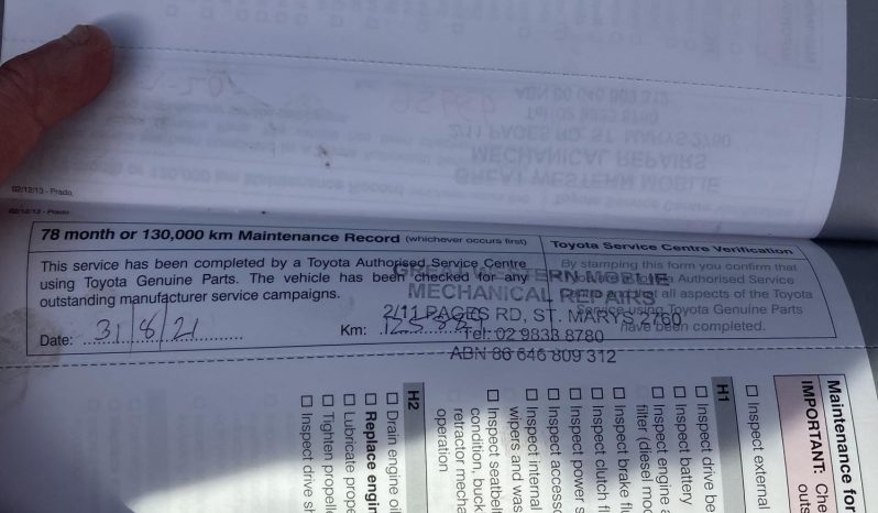 
								2014 Toyota Landcruiser Prado Altitude 4×4 3.0DT 4 cylinders Diesel full									