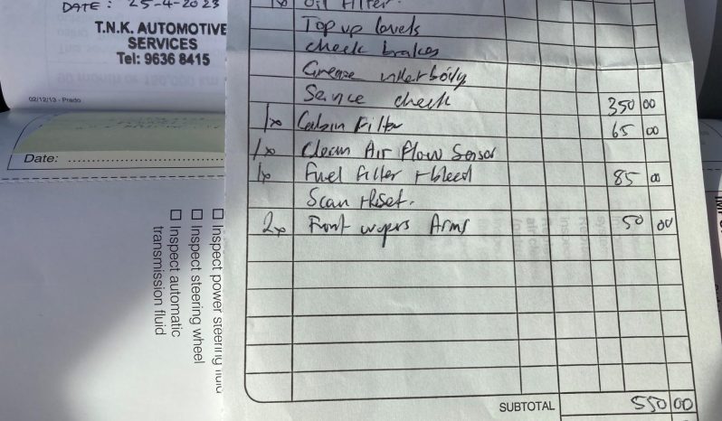 
								2014 Toyota Landcruiser Prado Altitude 4×4 3.0DT 4 cylinders Diesel full									