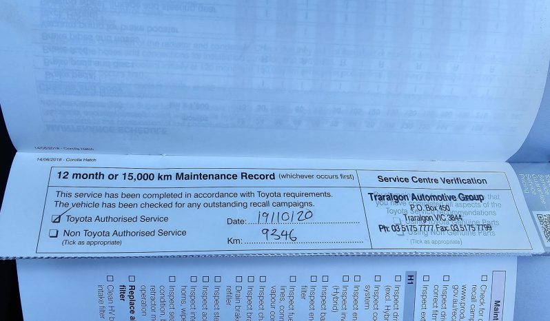 
								2018 Toyota Corolla Ascent Sport full									