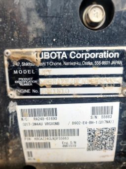 
										2022 Kubota U17-3 – Sale is a complete pack full									