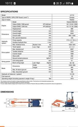 
										2022 Kubota U17-3 – Sale is a complete pack full									